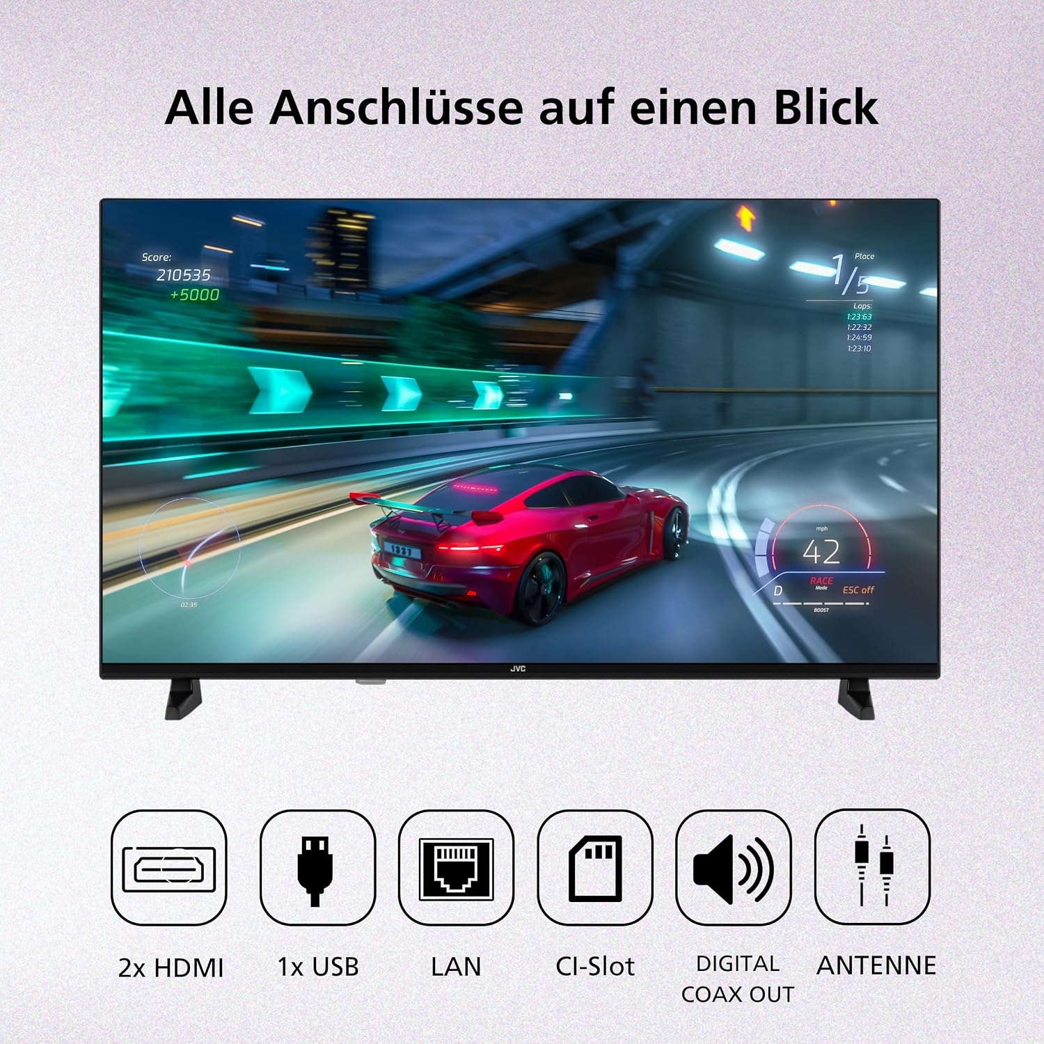 Thumbnail 3 de JVC LT-40VRF3555 40 Zoll Full HD Smart TV