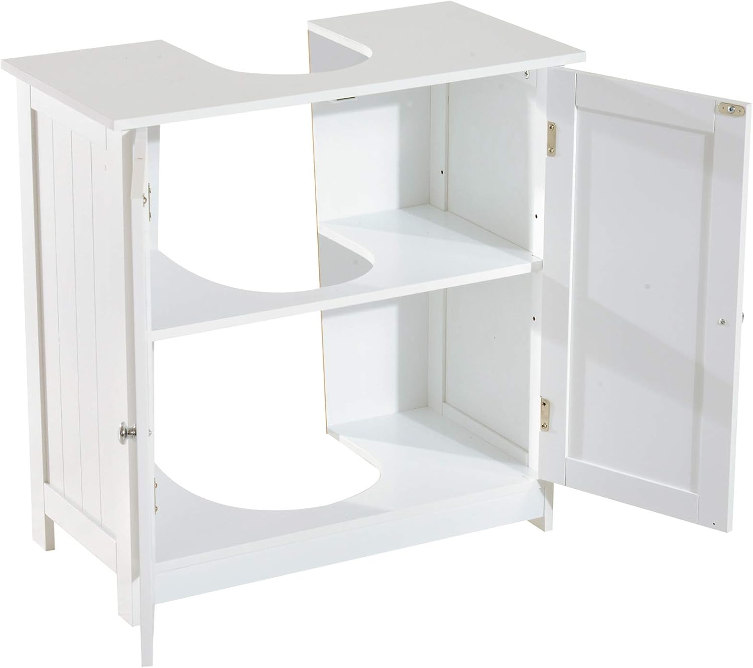 Thumbnail 6 de HOMCOM Mueble bajo Lavabo 60x30x60 cm Blanco