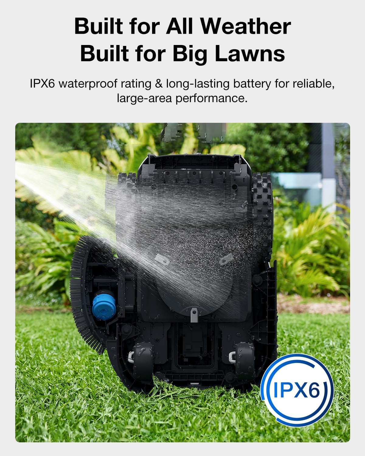 Thumbnail 6 de ECOVACS GOAT O1200 LiDAR Pro robotic lawn mower with app control (up to 180m²/h)