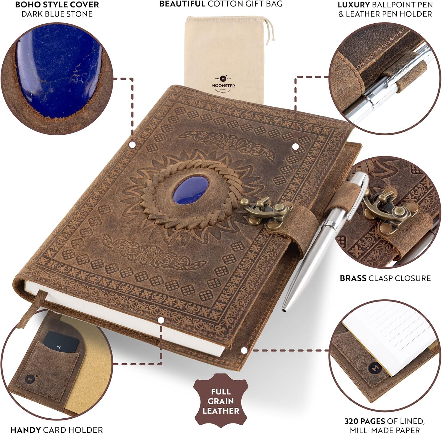 Thumbnail 2 de moonster Cuaderno de Notas Reutilizable 320 páginas