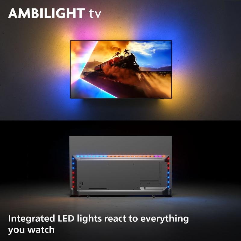 Detalle de Philips OLED 77OLED76012: TV OLED 77" con Ambilight, 4K 120 Hz y HDR para cine en casa y gaming