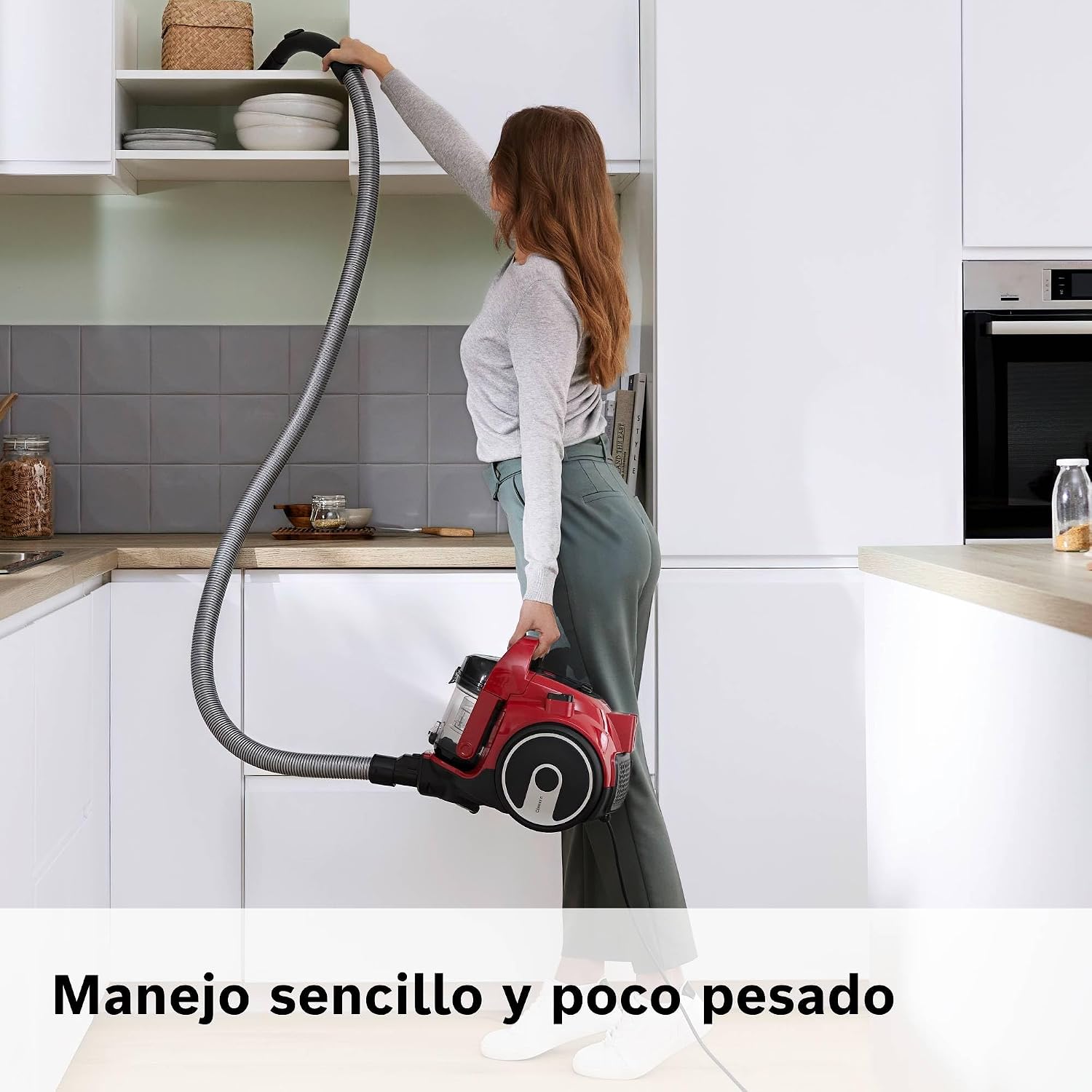 Detalle 2 de Bosch BGC05AAA2 aspirador sin bolsa rojo