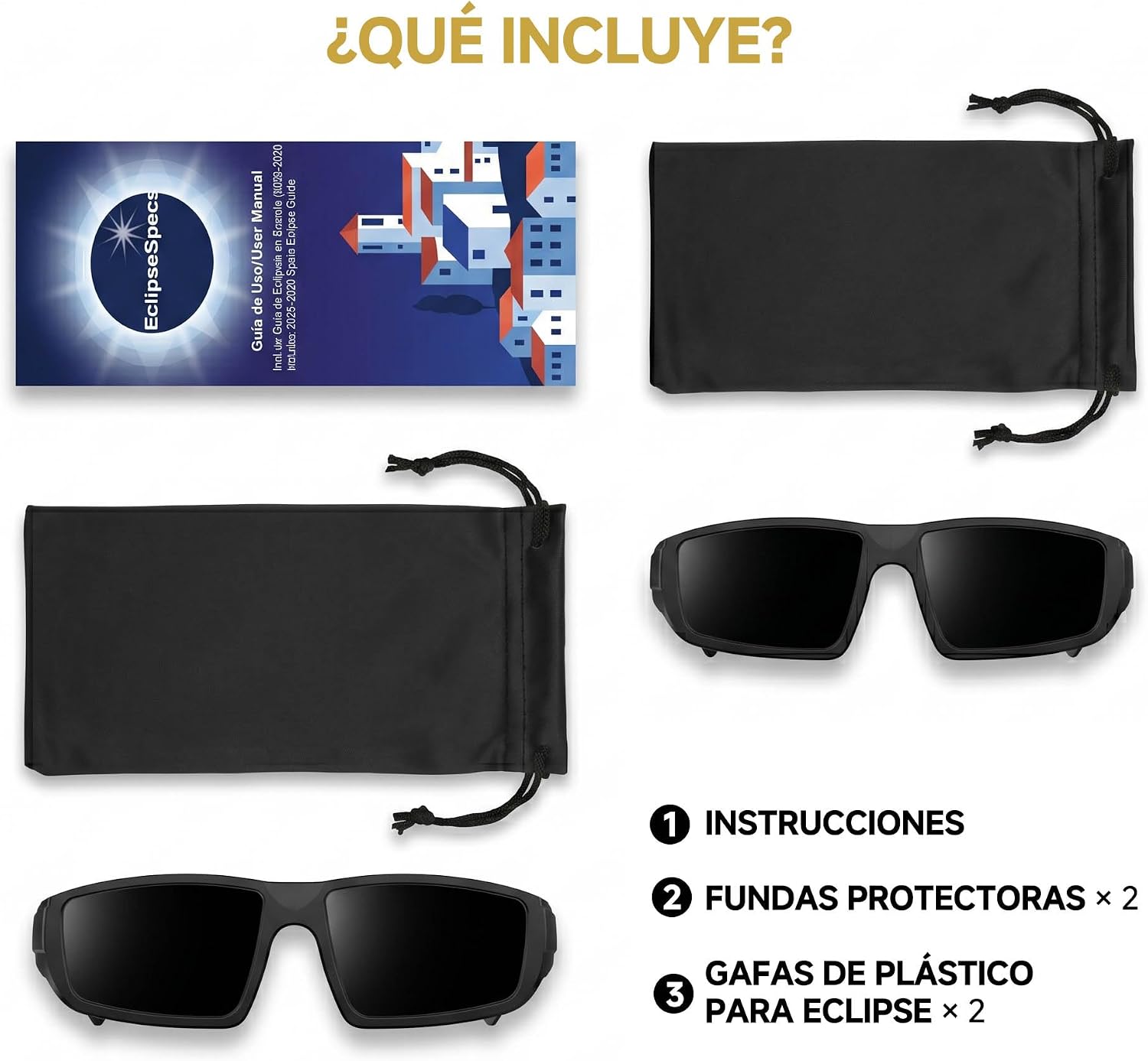 Thumbnail 6 de EclipseSpecs Premium Plástico: Gafas solares para eclipses certificados CE EN ISO 12312-2