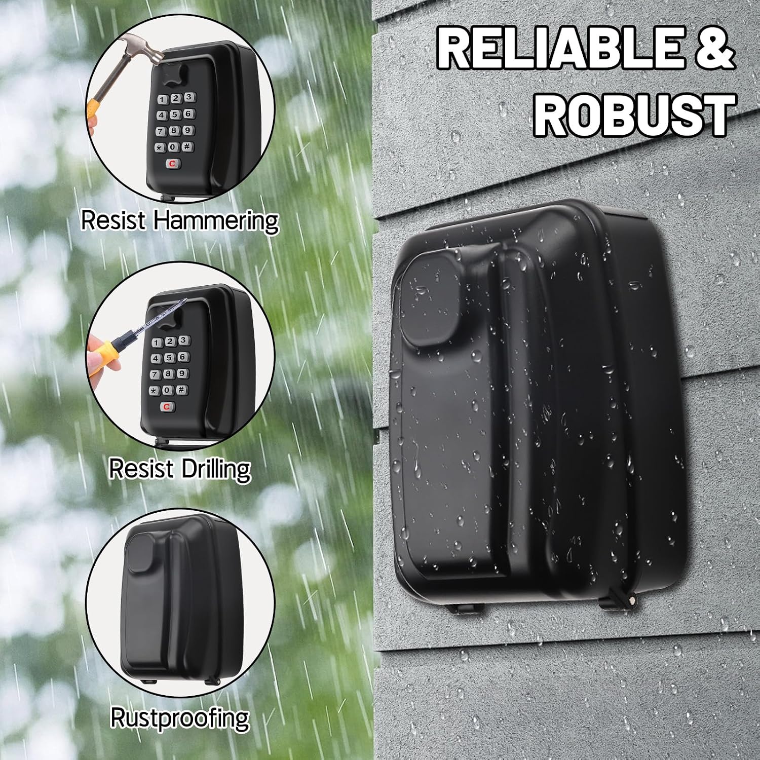 Thumbnail 4 de KeySafe Pro 12-Digit Wall Mounted Key Box