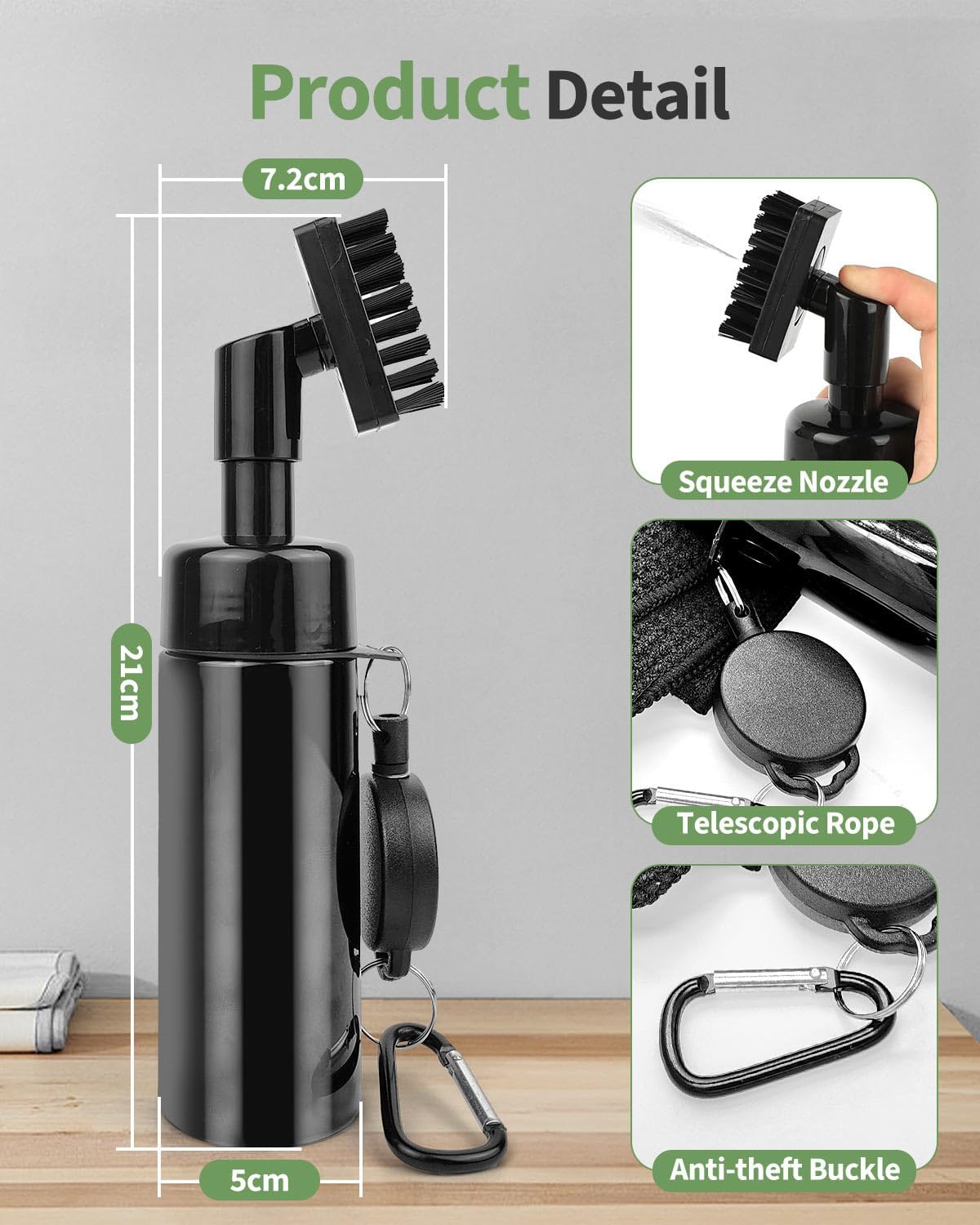 Thumbnail 1 de Victoper Golf Club Cleaning Brush Kit