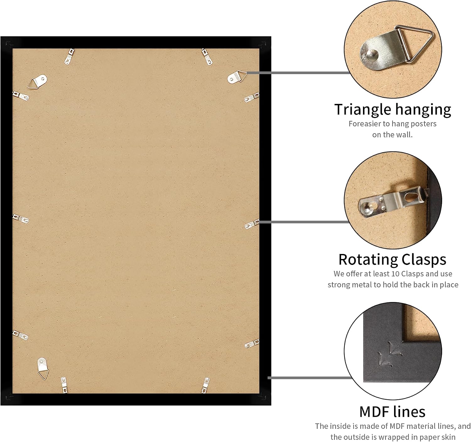 Detalle de YESKAY Picture Frames, 20x28-Inch