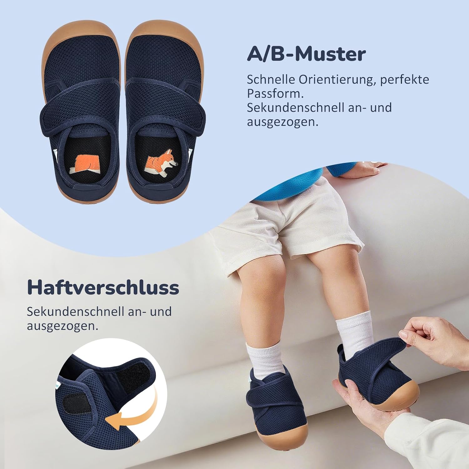Thumbnail 6 de IceUnicorn Hausschuhe Kinder Barfussschuhe – atmungsaktiv, rutschfest & leicht anziehbar