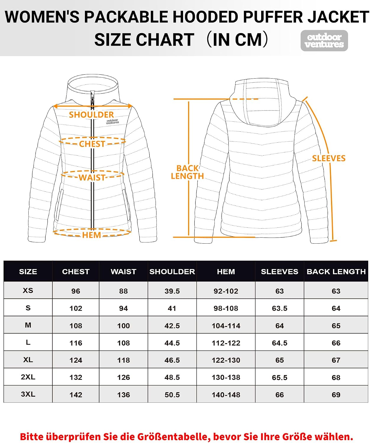 Thumbnail 1 de Outdoor Ventures Damen Steppjacke