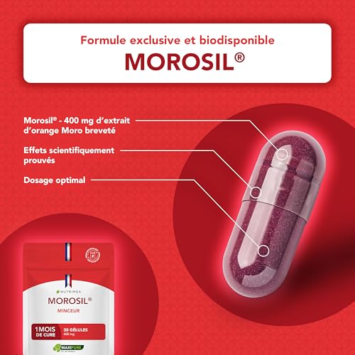 Detalle de Morosil® 400 mg Extrait d’Orange Moro Breveté – Laboratoires Nutrimea
