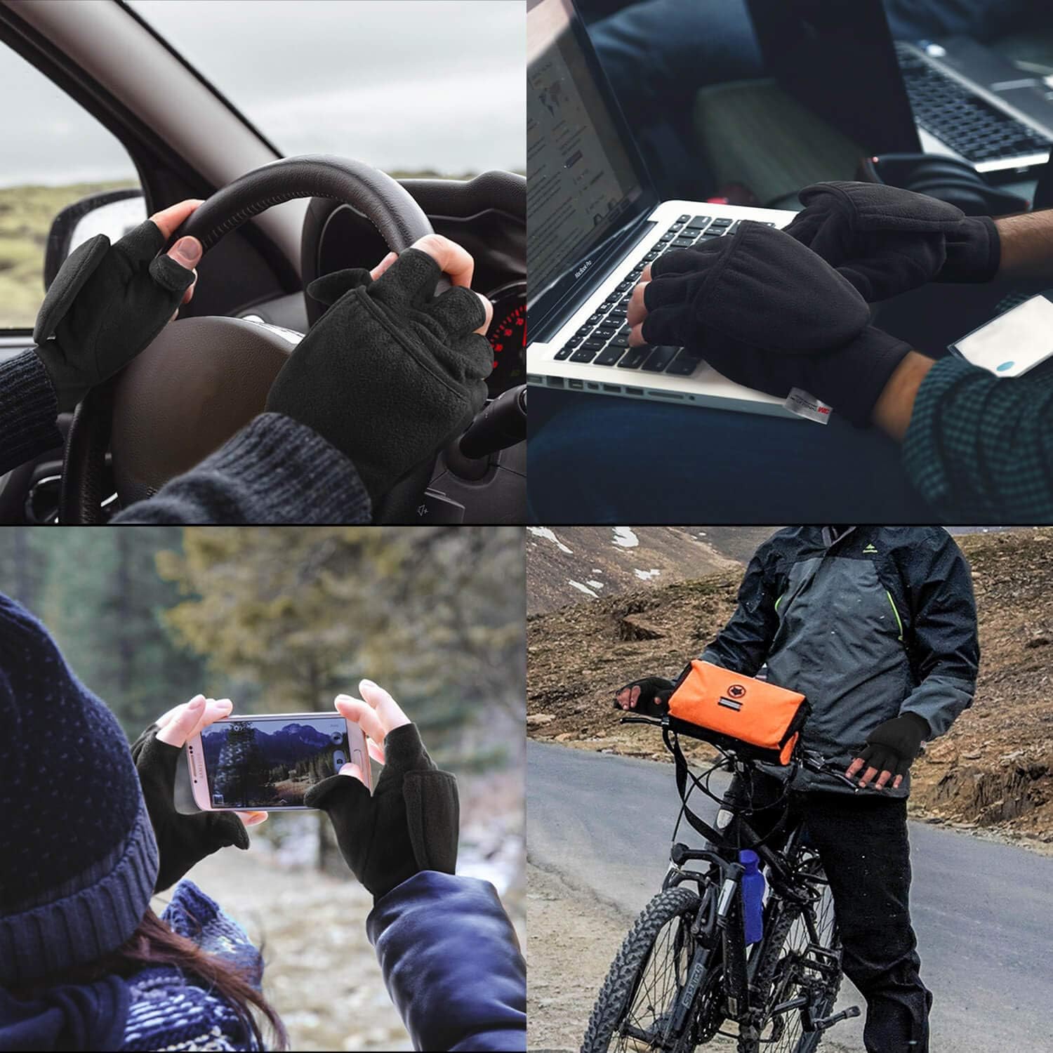 Detalle 2 de OZERO Convertible Winter Gloves, Model 9042