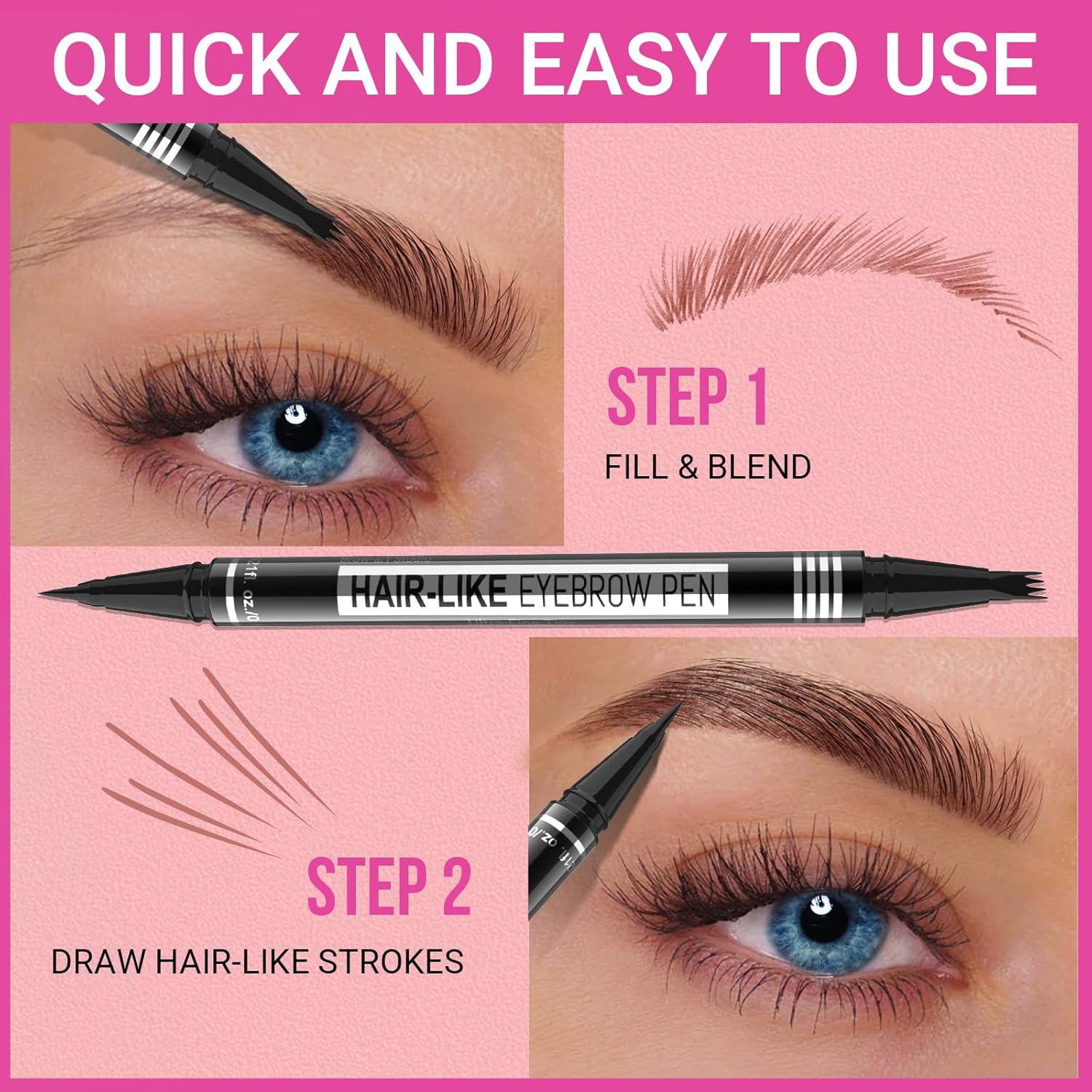 Thumbnail 5 de iMethod Microblading Augenbrauenstift Dark Brown
