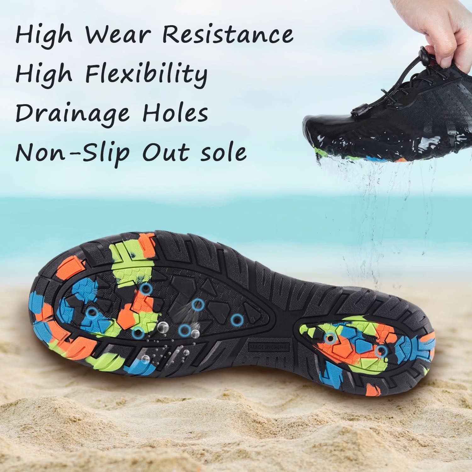 Detalle 2 de YALOX Water Shoes: Breathable Comfort for Water Activities