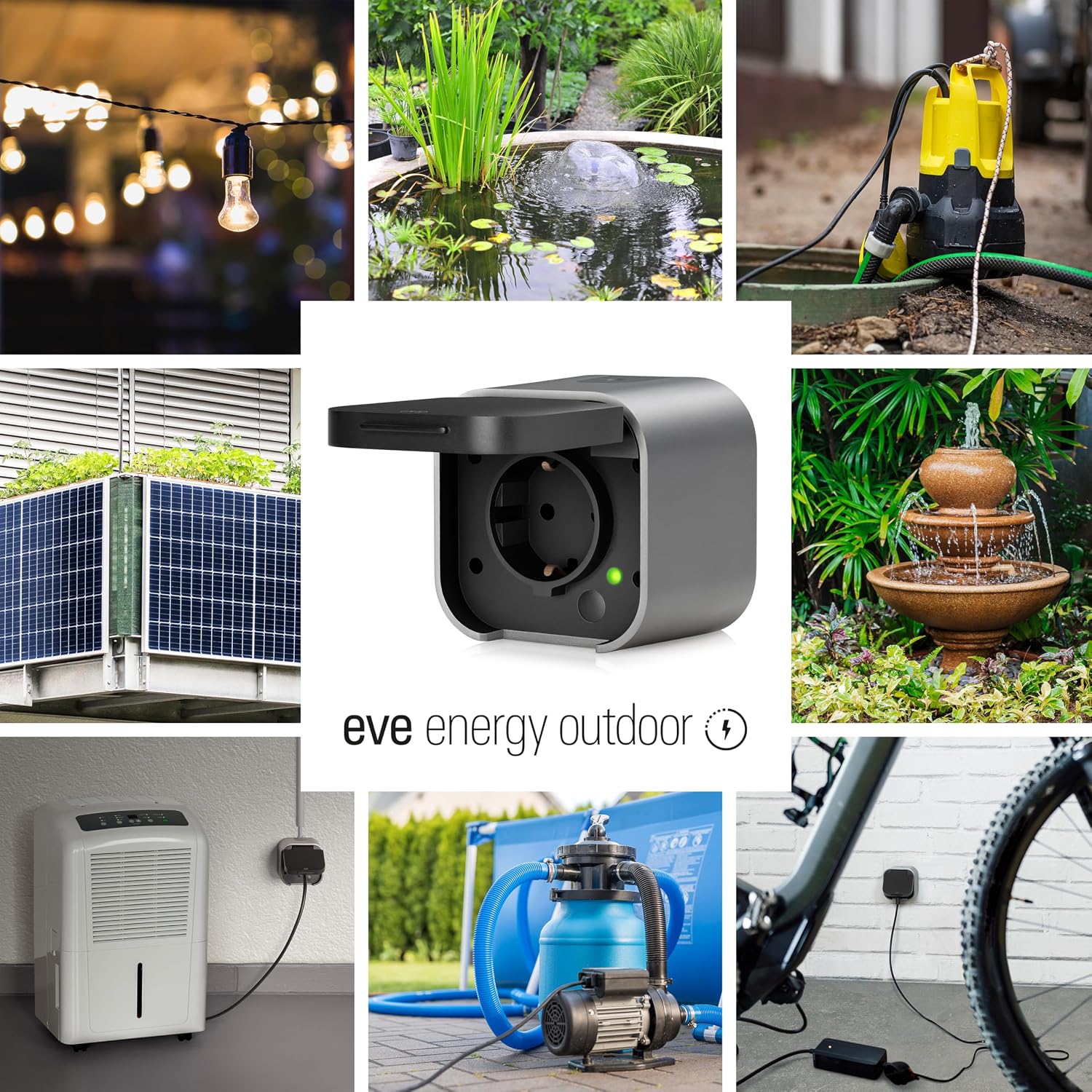 Detalle 2 de Eve Energy Outdoor Matter Presa Intelligente IP44