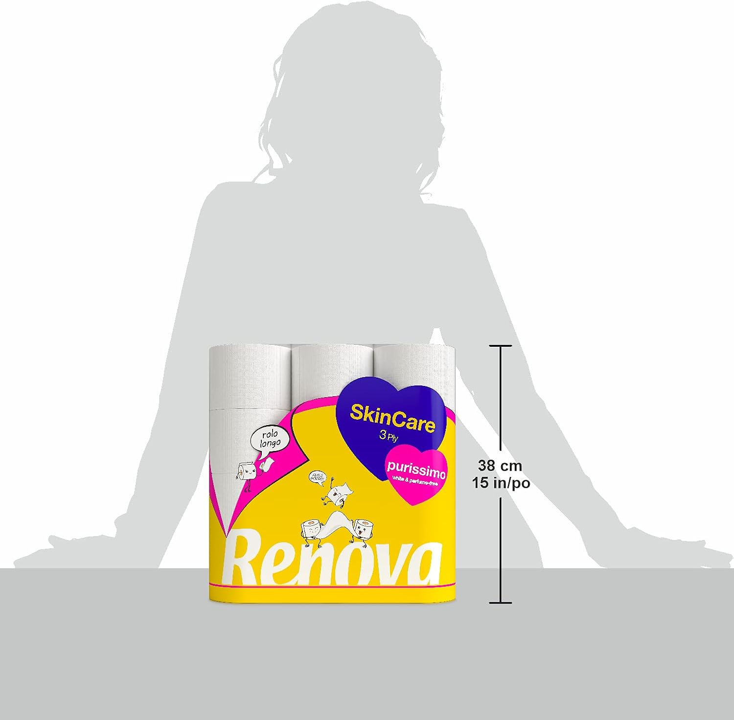 Thumbnail 9 de Renova Papel Higiénico Skin Care Purissimo - 12 Rollos 🧻