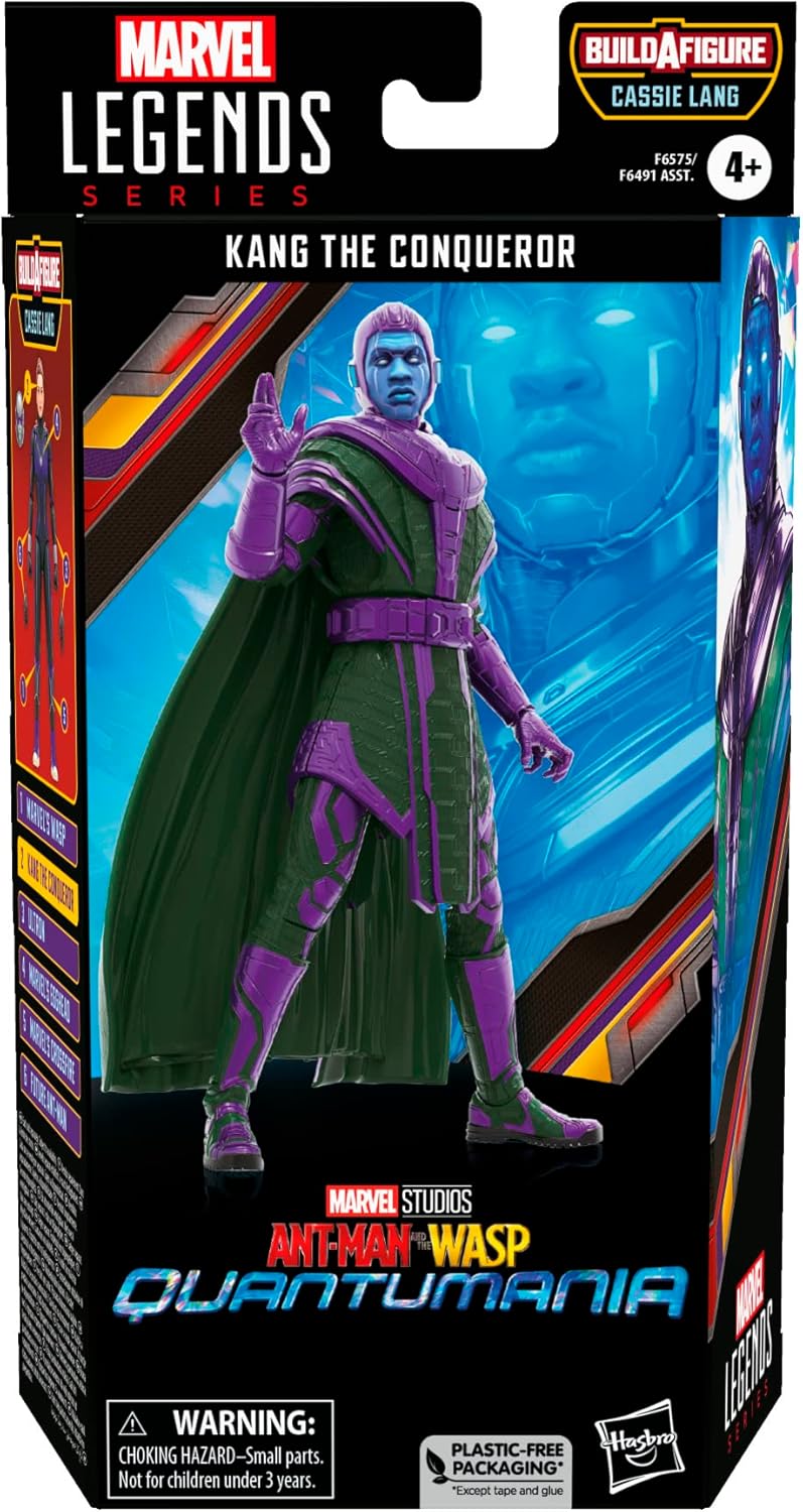 Detalle 2 de Marvel Legends Hasbro Kang der Eroberer (Ant-Man and the Wasp: Quantumania) – Action-Figur, 15 cm