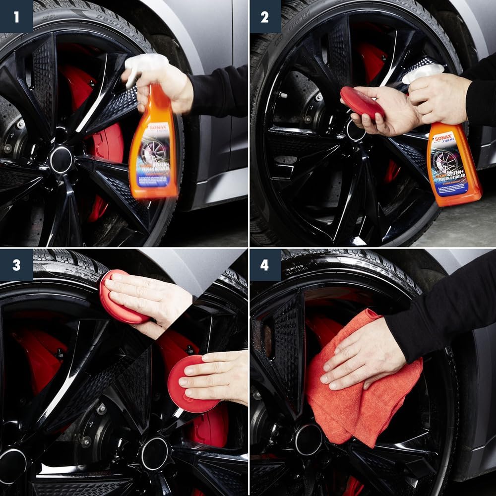 Thumbnail 4 de SONAX Xtreme Ceramic Reifen+FelgenDetailer (750 ml) – Schutz und Glanz für Reifen und Felgen