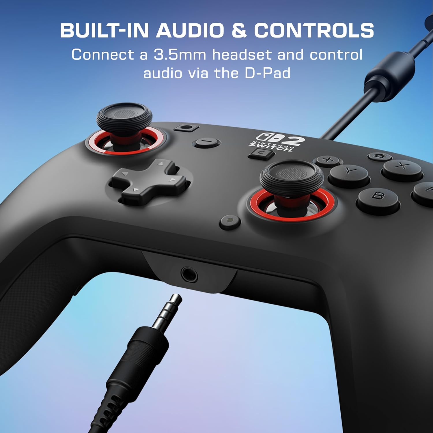 Detalle 2 de Turtle Beach Rematch – kabelgebundener RGB-Gaming-Controller, offiziell lizenziert für Nintendo Switch