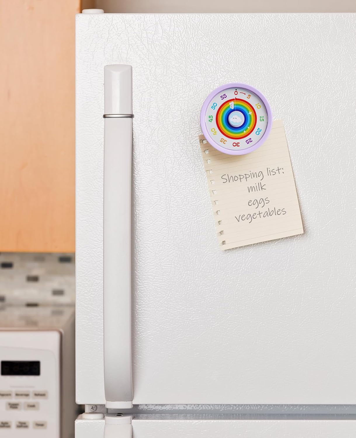 Detalle 2 de Voniobuy Timer Visivo per Bambini – Timer di 60 Minuti con Funzionamento Silenzioso