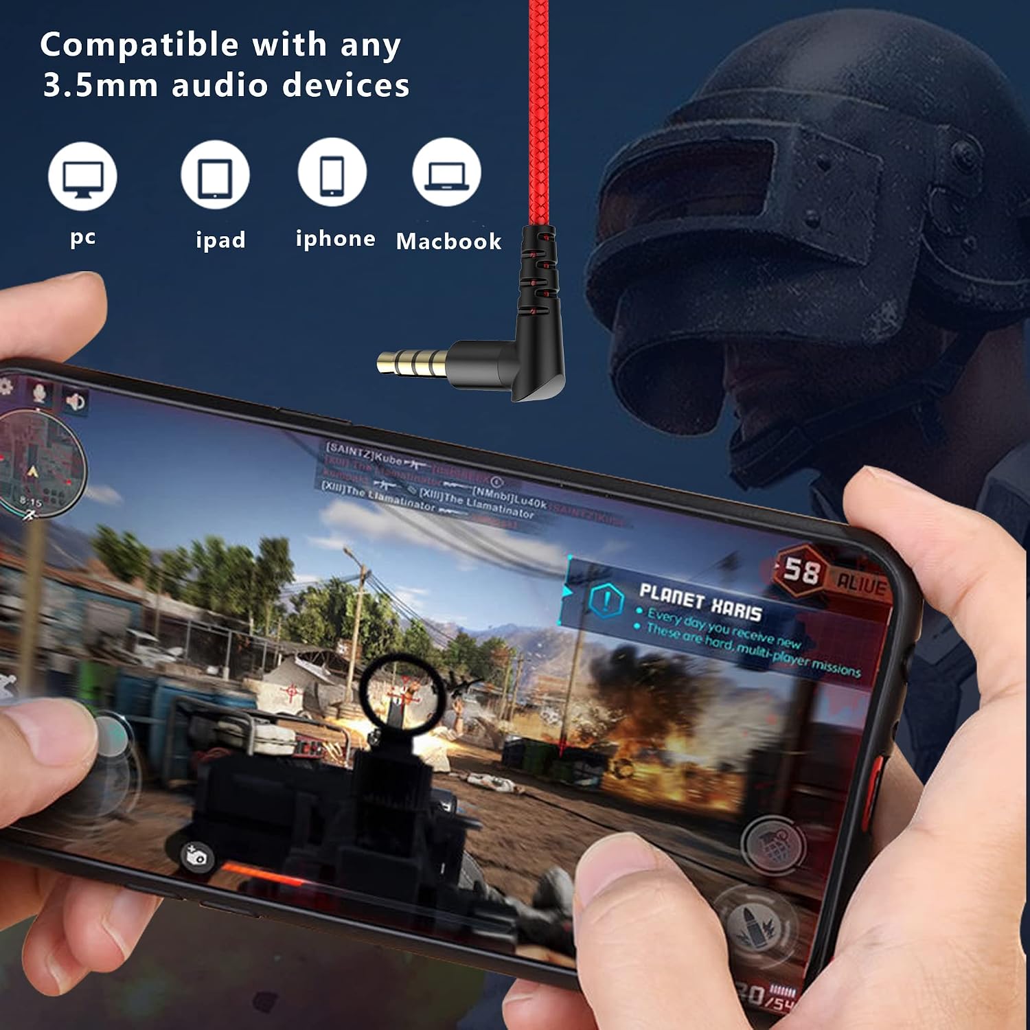 Thumbnail 1 de KASOTT SoundMaster Pro V1 Gaming Earphones