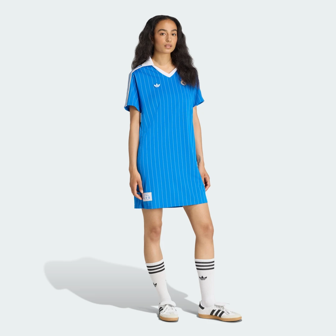 Detalle de Vestido Real Madrid Terrace Icons – Adidas
