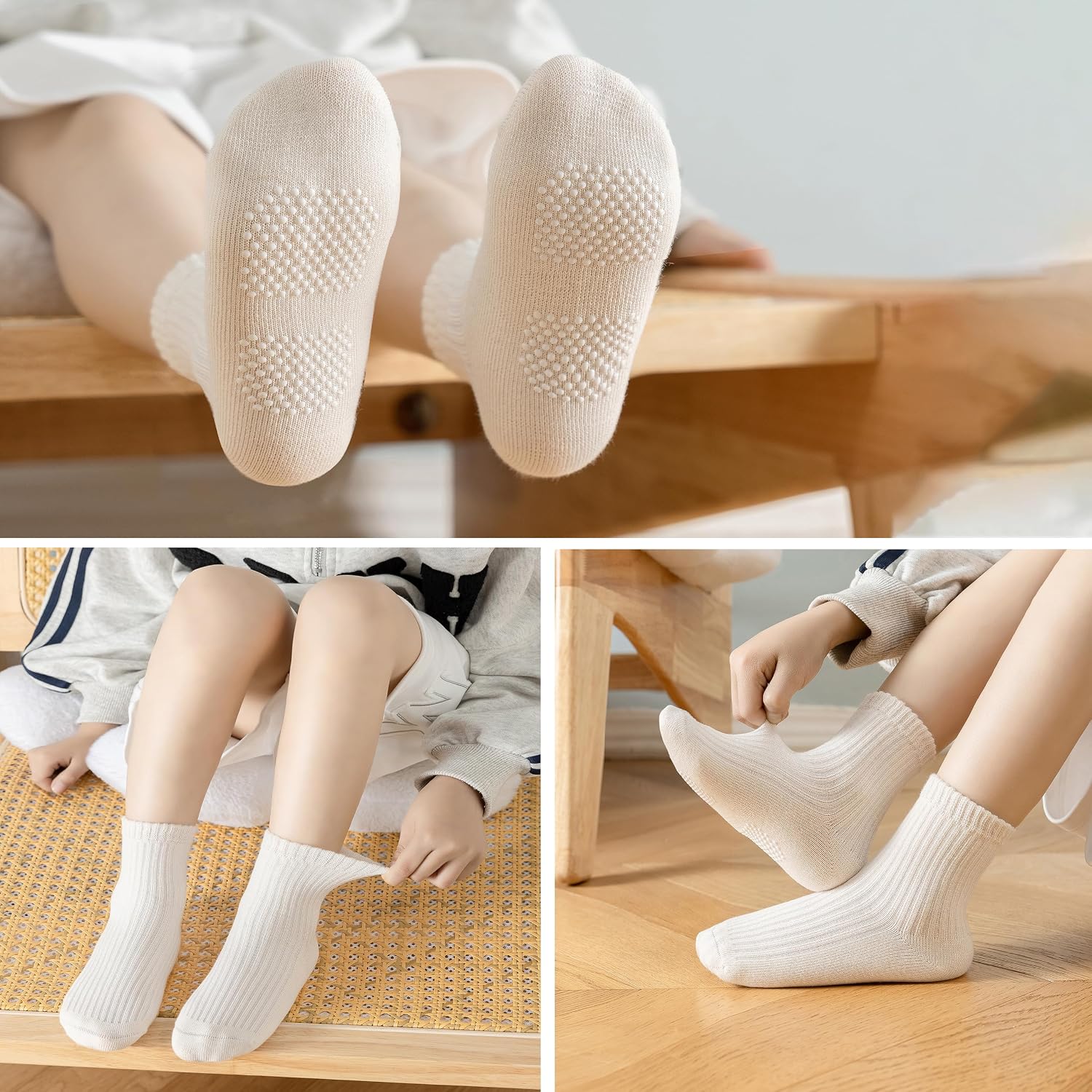 Thumbnail 1 de EUFANCE Toddler Grip Socks 9 Pairs