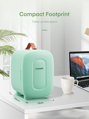 Thumbnail 6 de FOHERE Mini Nevera 5L (Verde), portátil y silenciosa para dormitorio, coche y oficina