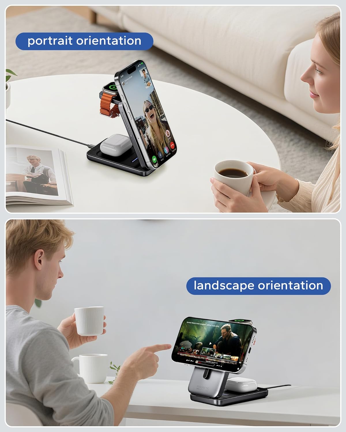 Thumbnail 4 de KPON Foldable 3in1 Charging Station for iPhone 17