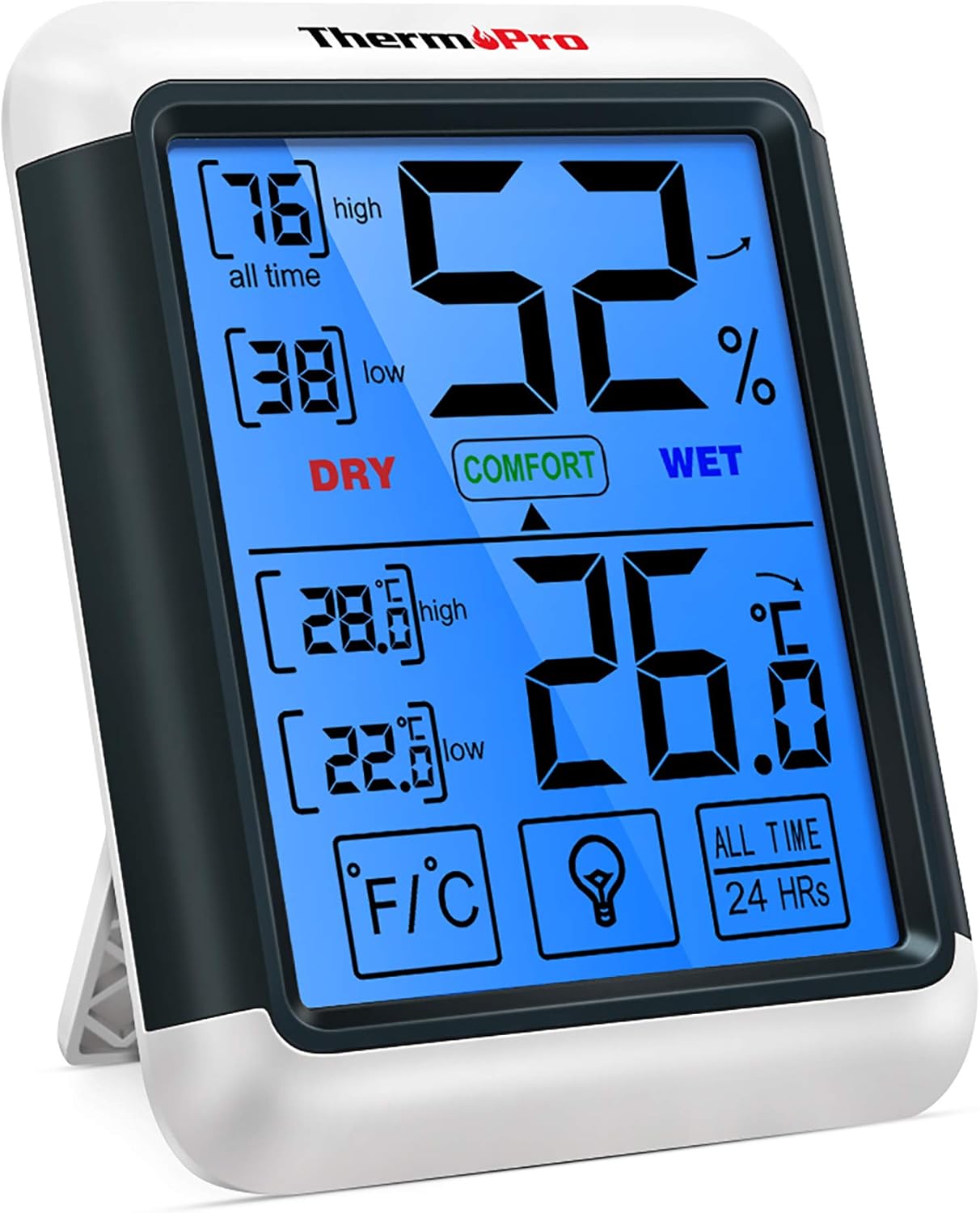 Detalle de ThermoPro TP55 Termometro Igrometro 🌡