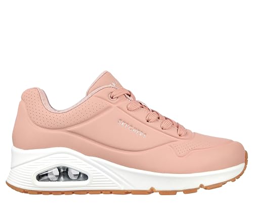 Detalle de Skechers Uno para Mujer — Blush Durabuck, 37 EU