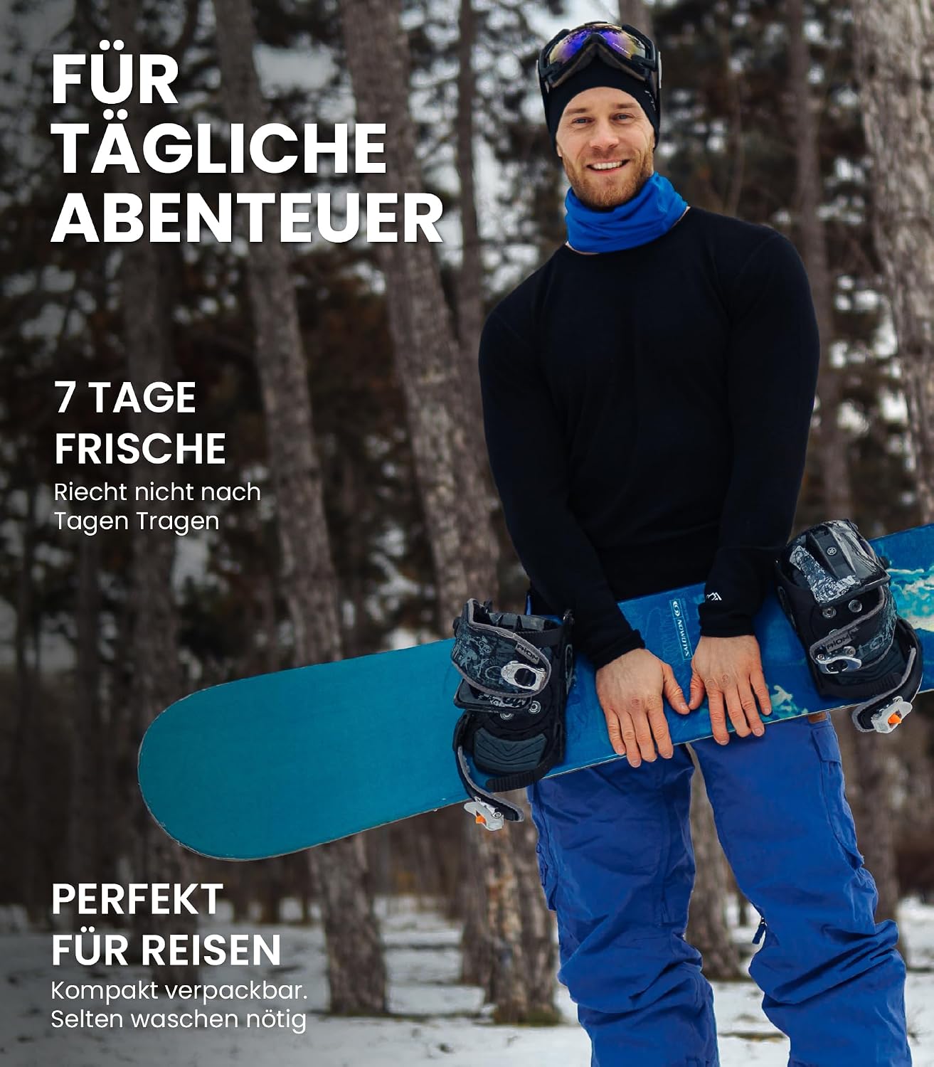 Detalle 1 de Merino.tech Merino Unterwäsche 320 g/m²