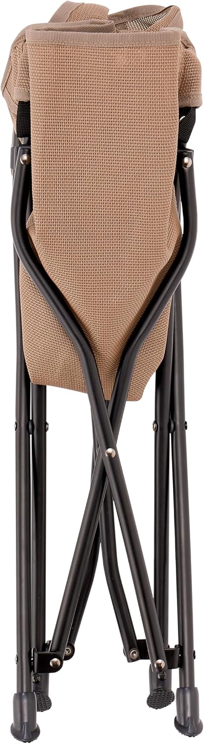 Detalle de Coleman ヒーリングチェアNXメッシュ 2206794 グレージュ 通気性メッシュ・折りたたみ収納