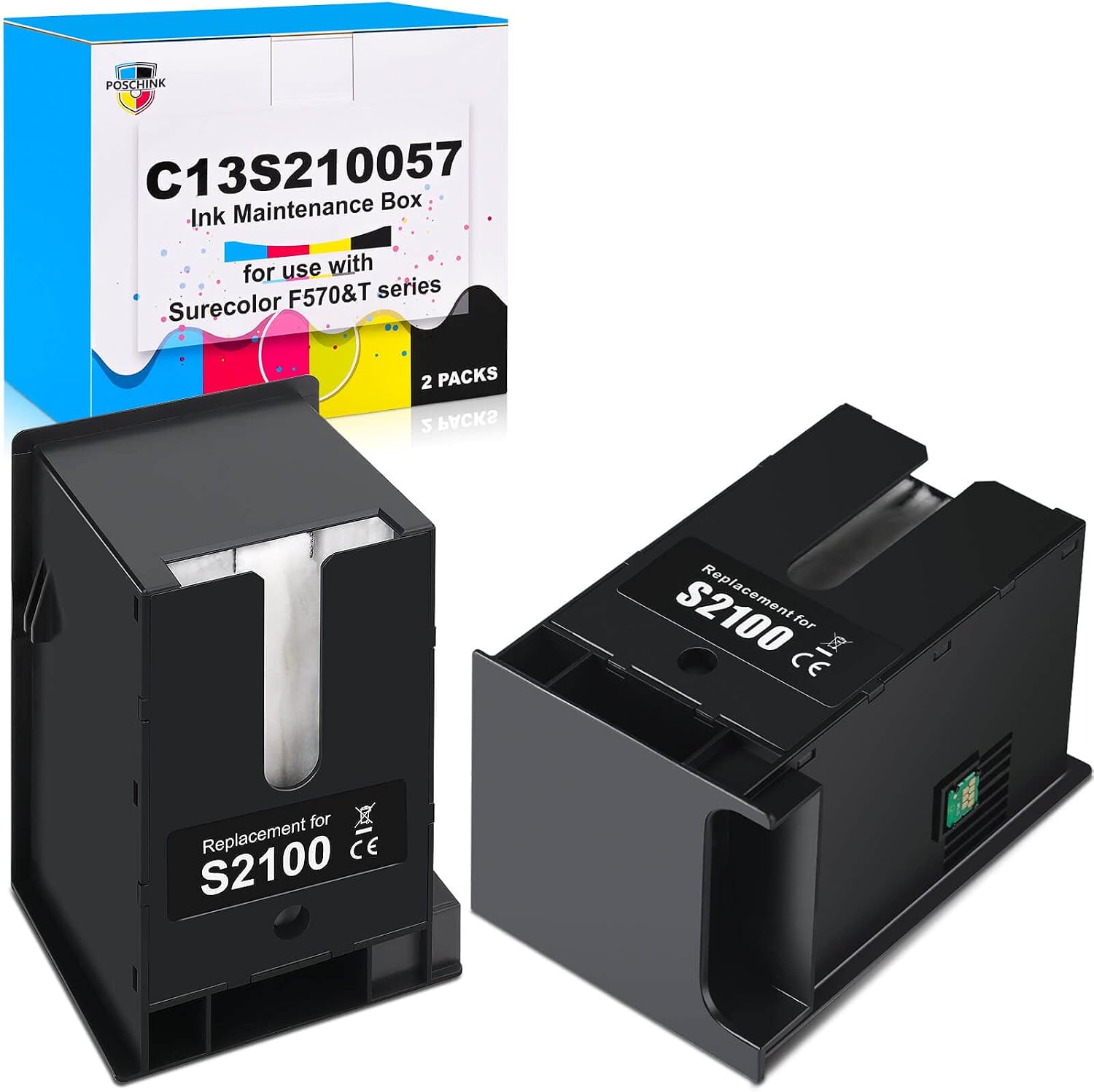 Thumbnail 6 de Poschink Waste Ink Collection Unit Tank Replacement for SAWGRASS SG500 SG1000 SG400 SG800 Printers