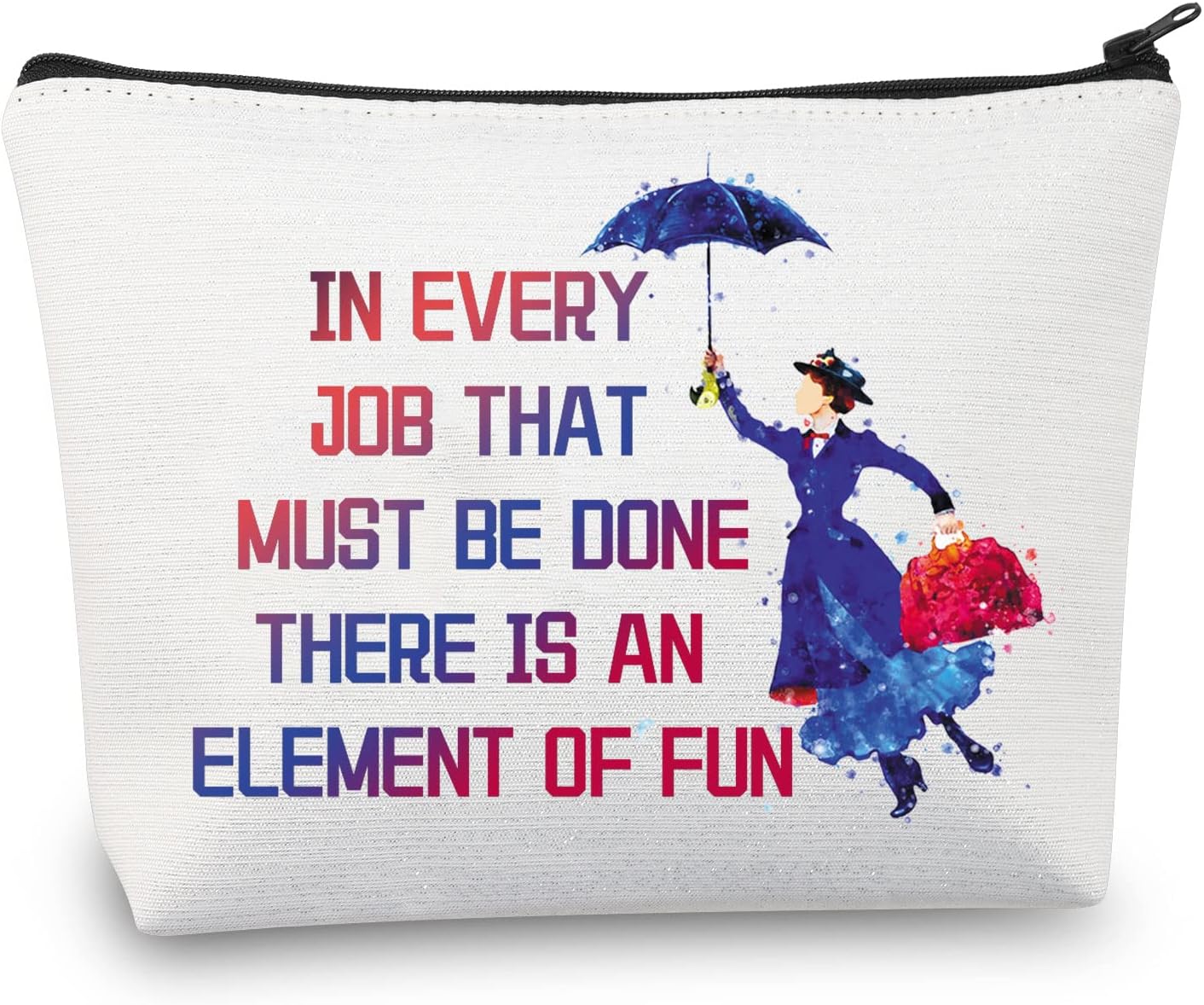 Detalle de PLITI Mary Umbrella Makeup Bag: a practical, fun organiser for every busy day