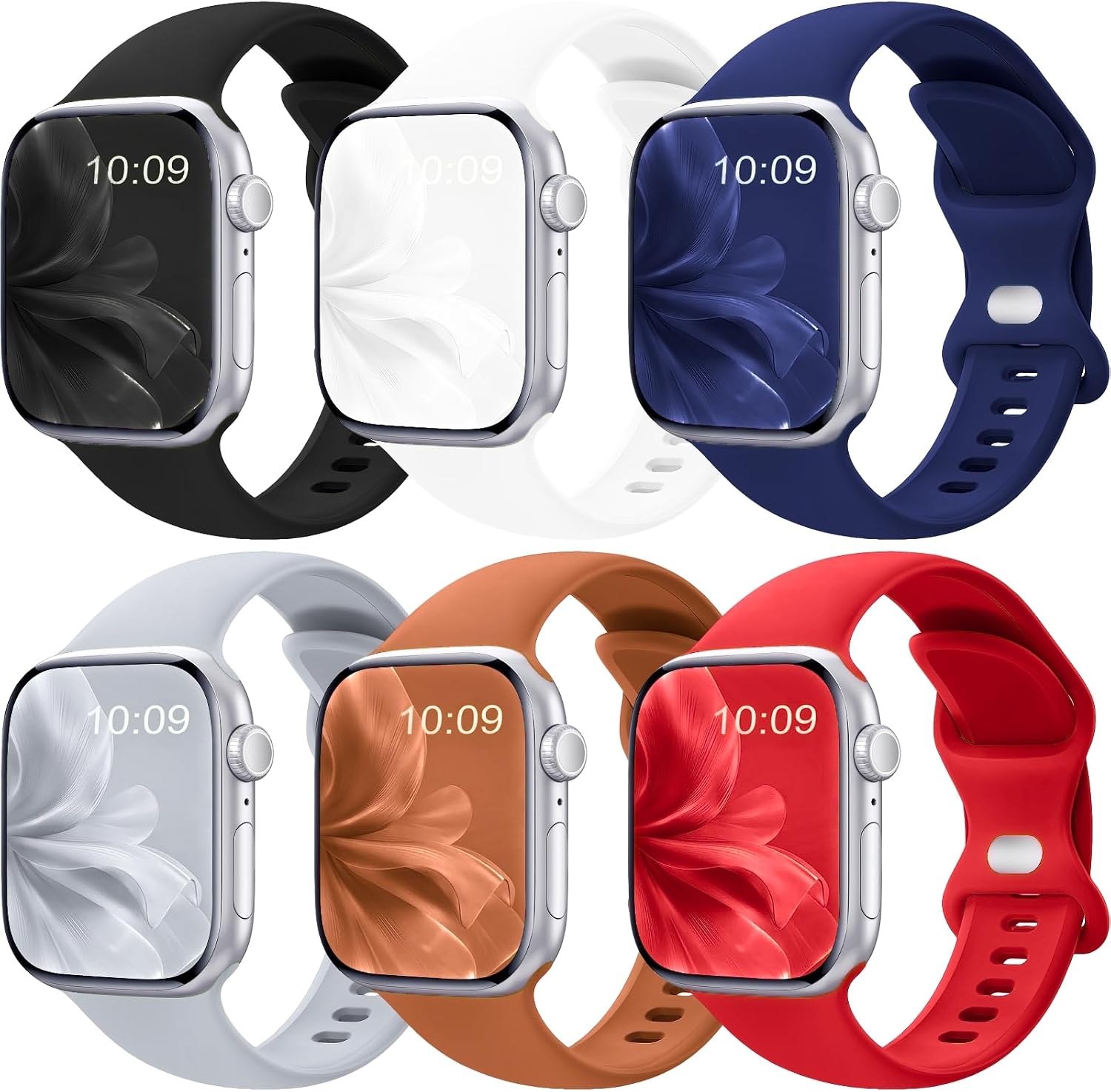 Detalle de 6 Pack Sport Band Compatible with Apple Watch 44mm