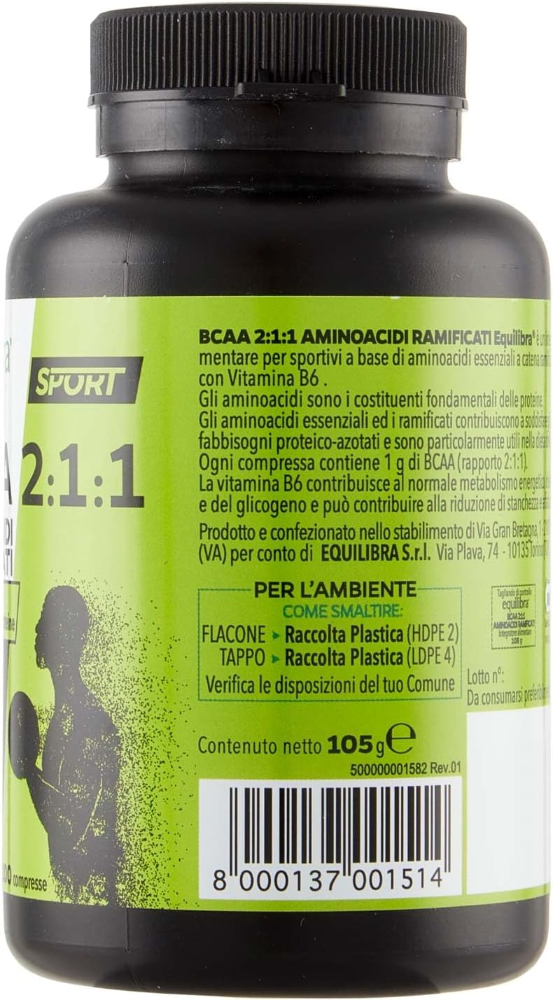 Thumbnail 4 de Equilibra Aminoacidi Ramificati BCAA 100 compresse