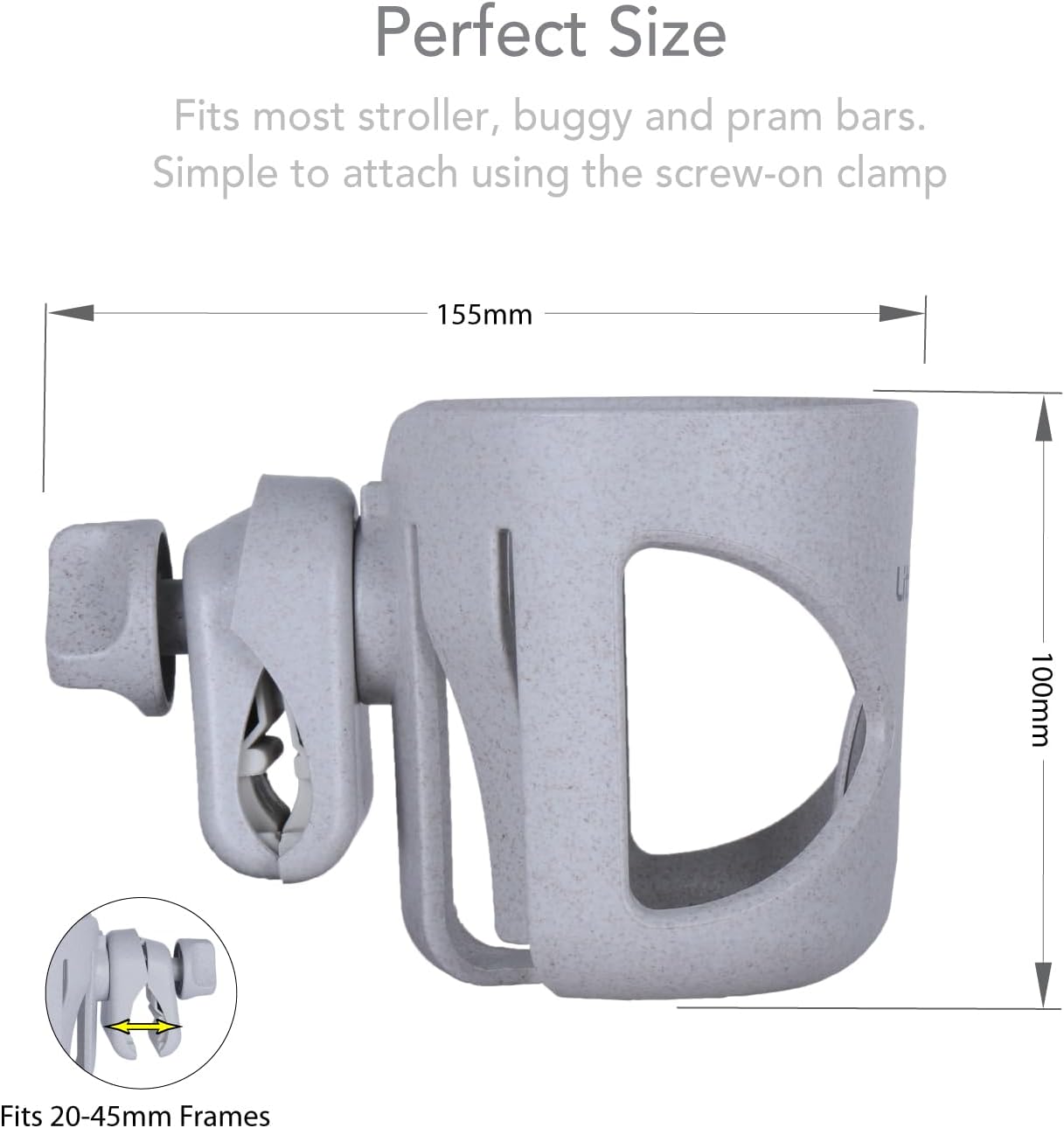 Detalle 2 de LittleLife Buggy Cup Holder adjustable 90 mm