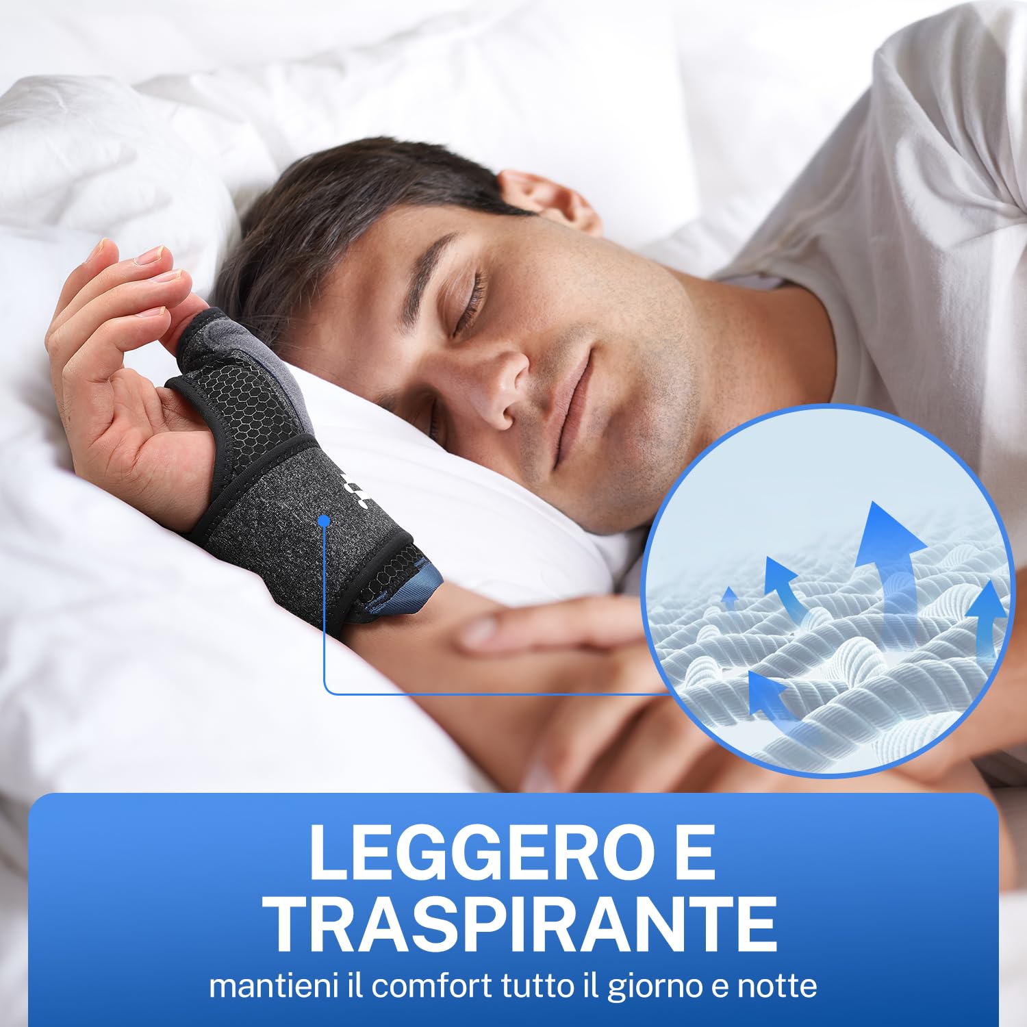 Thumbnail 3 de Fitomo Tutore Pollice 2 in 1: supporto ergonomico per pollice e polso