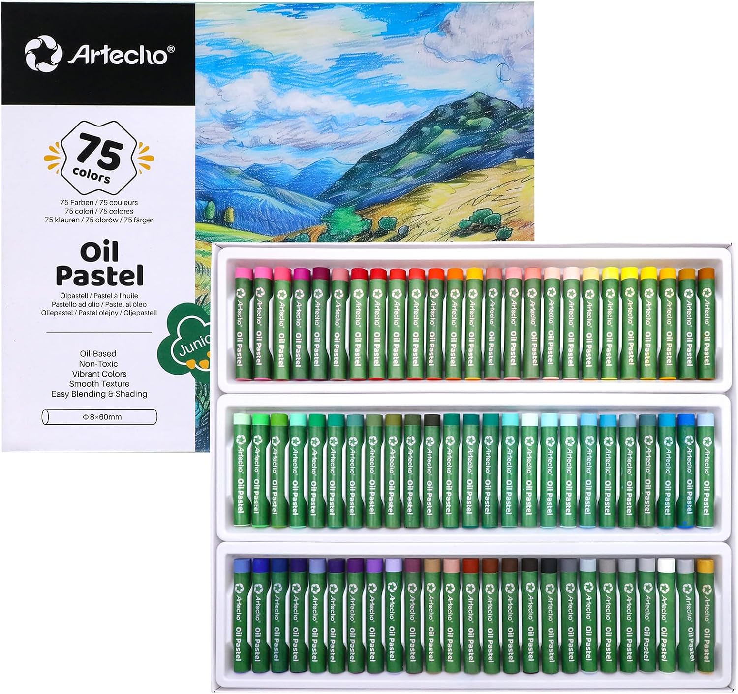 Thumbnail 6 de Artecho Oil Pastels 120-Color Set