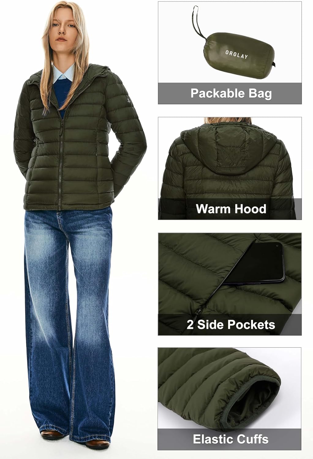 Thumbnail 5 de Orolay Women's Down Jacket