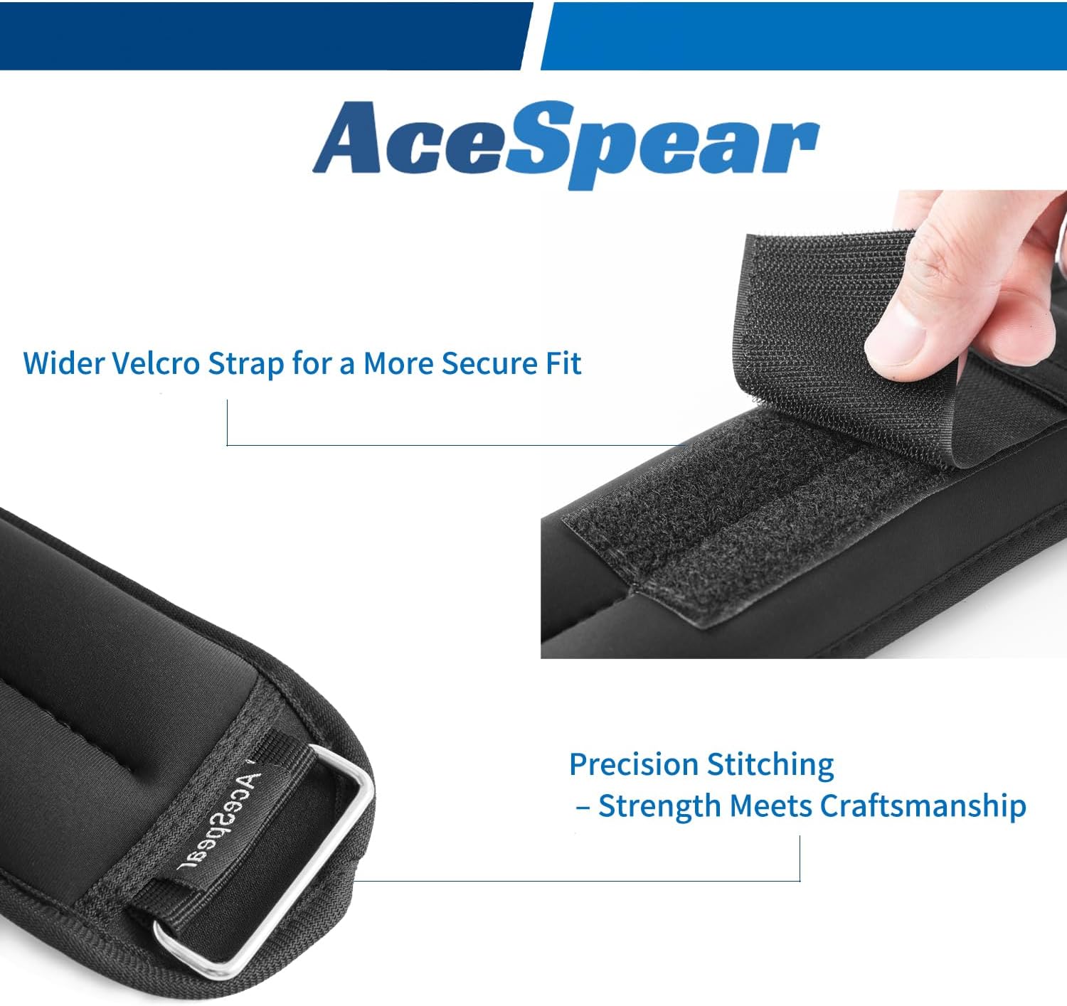 Thumbnail 2 de AceSpear Ankle Weight Sets (1lb–5lb) with Adjustable Straps for Men, Women, and Kids