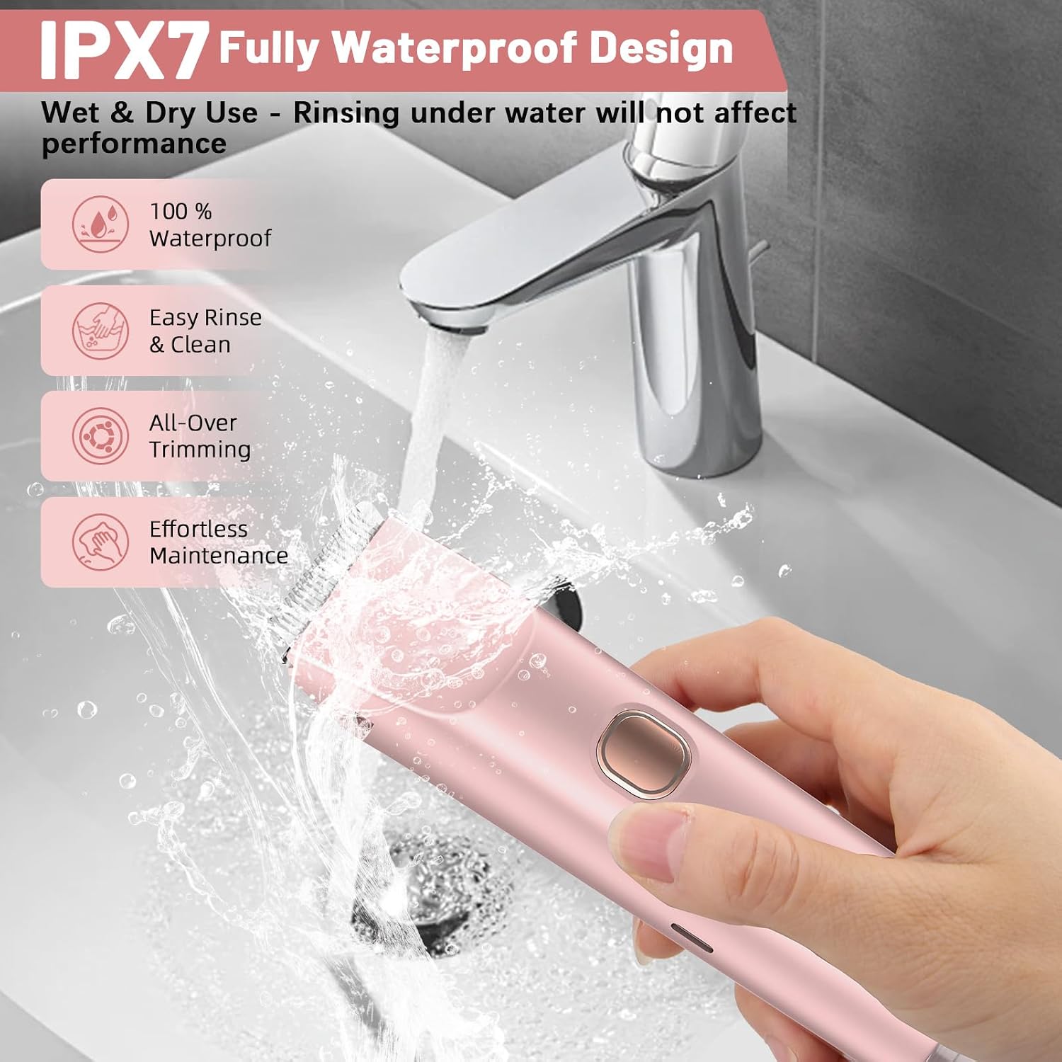 Thumbnail 5 de 3-in-1 Lady Shaver & Bikini Trimmer USB-C rechargeable for women 🪒