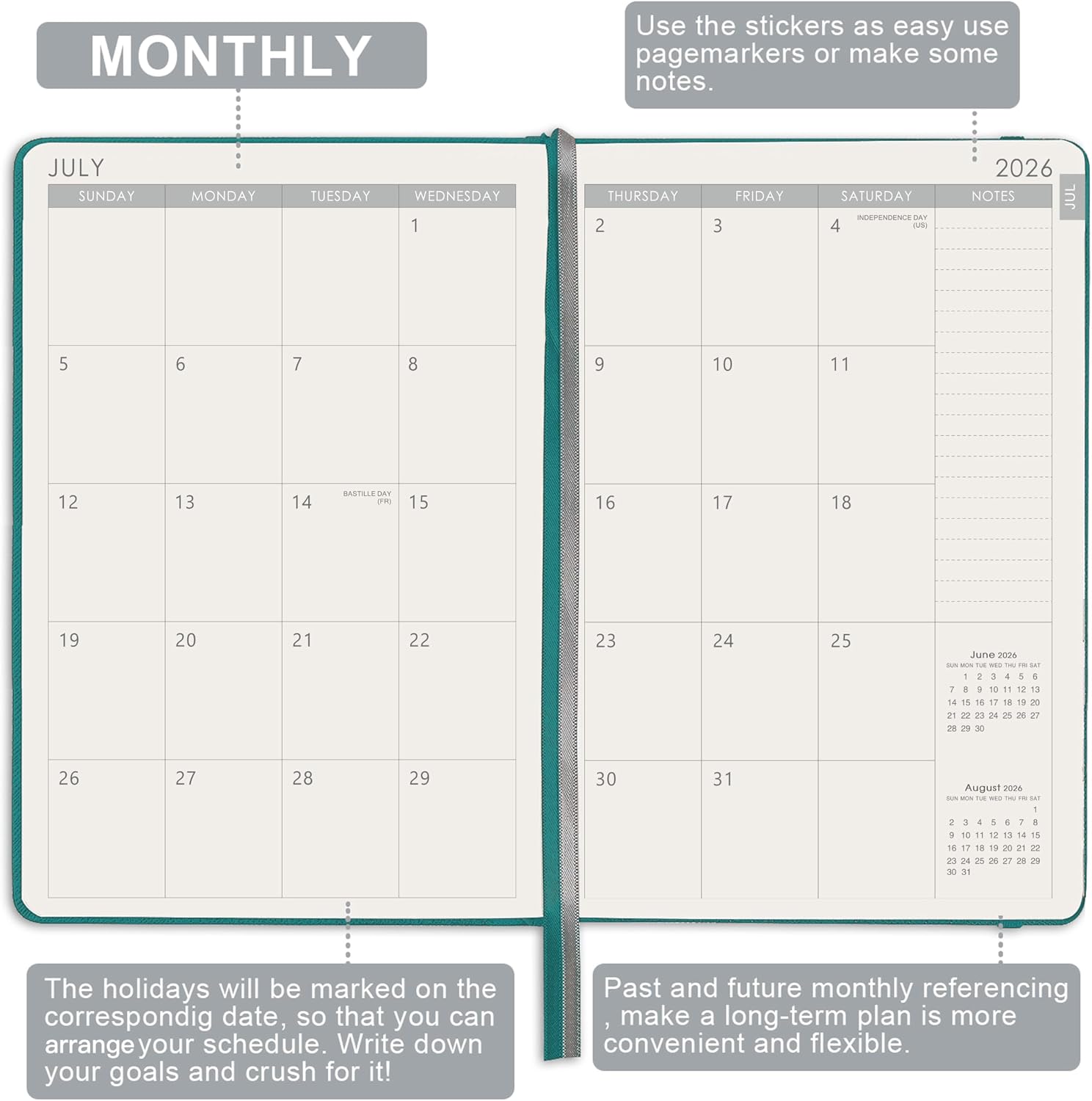 Detalle 2 de Academic Planner, 2026–2027