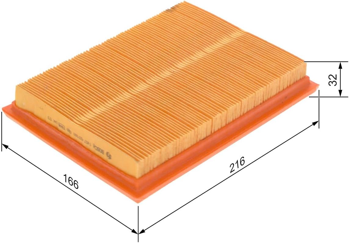 Detalle de Bosch S3593 – Filtre à air auto (cartouche)