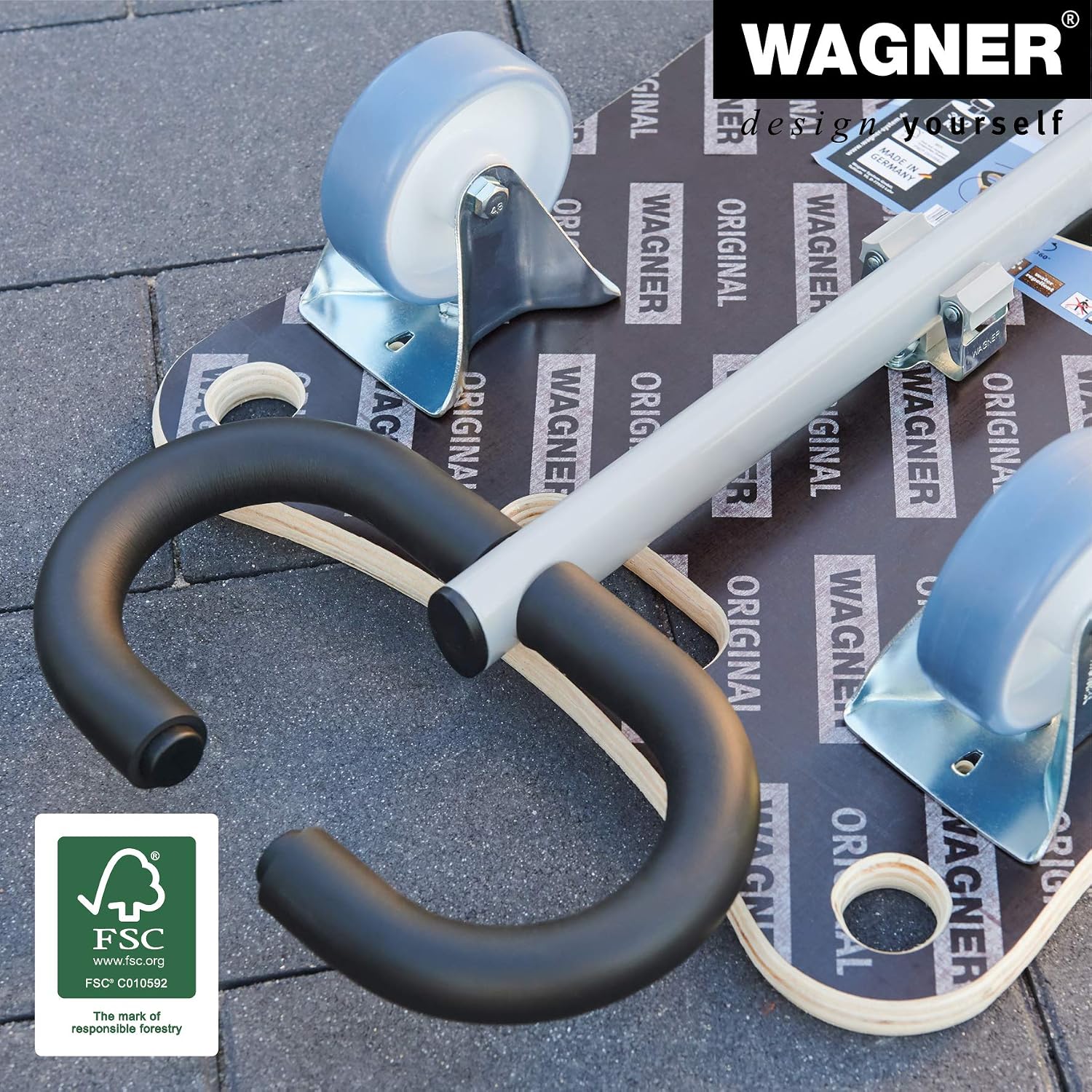 Thumbnail 5 de WAGNER MM 1187 – platforma transportowa 300 kg, MaxiGrip i składany dyszel