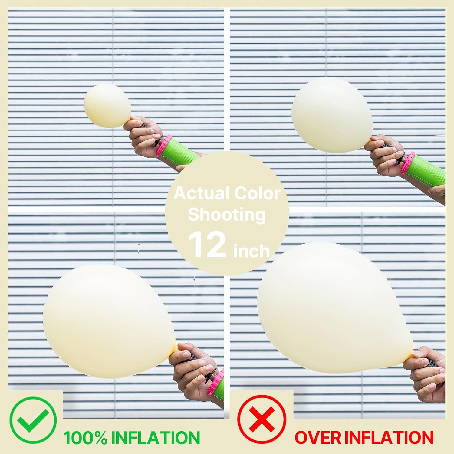 Thumbnail 2 de PartyWoo Pastel Yellow Balloons 127 pcs 🎈