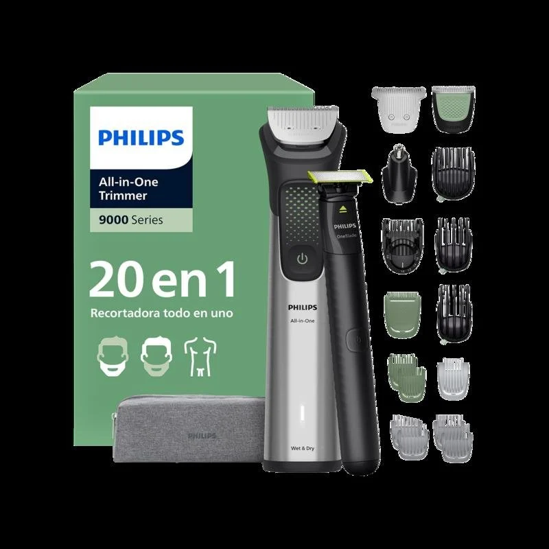Detalle 2 de Cortapelos Multifunción Philips MG9558/15 Inalámbrico: libertad, precisión y cuidado familiar