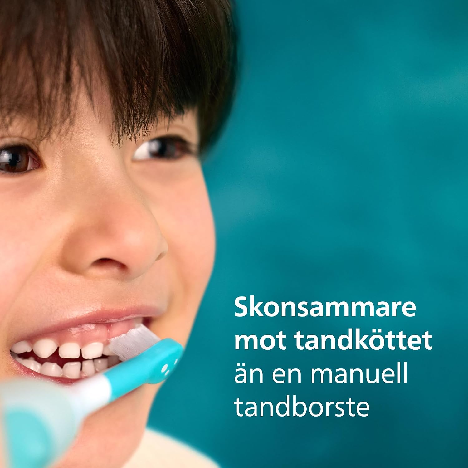 Detalle de Philips Sonicare for Kids HX6500/23 eltandborste för barn med två lägen