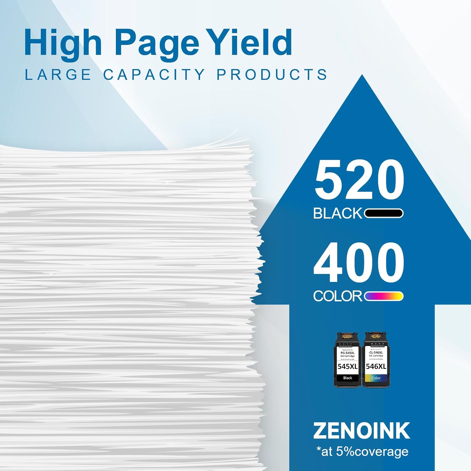 Thumbnail 2 de Multipack cartucce compatibili Canon PG-545XL e CL-546XL per Pixma (545 546 XL) 2 pezzi