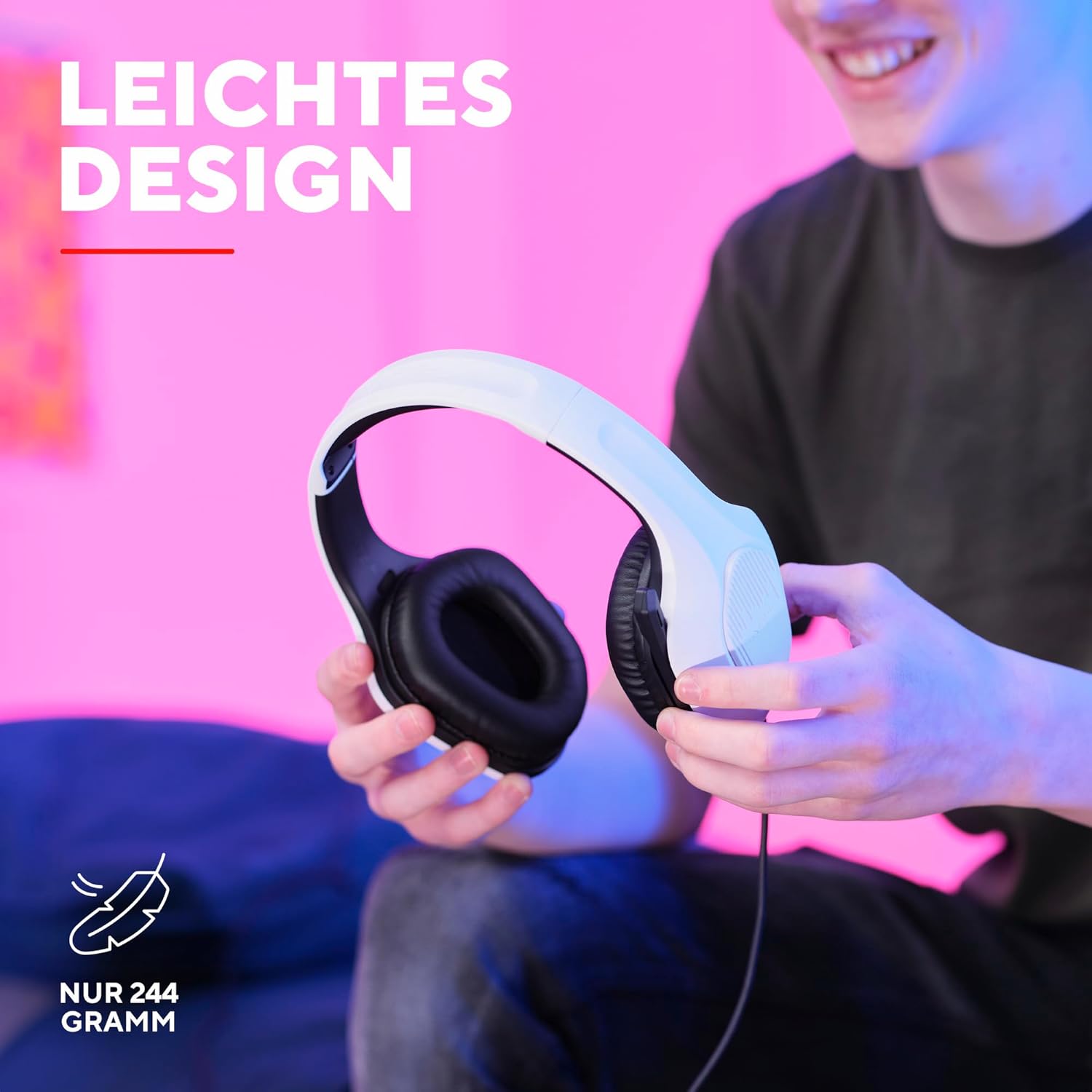 Thumbnail 2 de Trust Gaming GXT 418W Rayne – Leichtes, kabelgebundenes Gaming-Headset mit 50-mm-Treibern