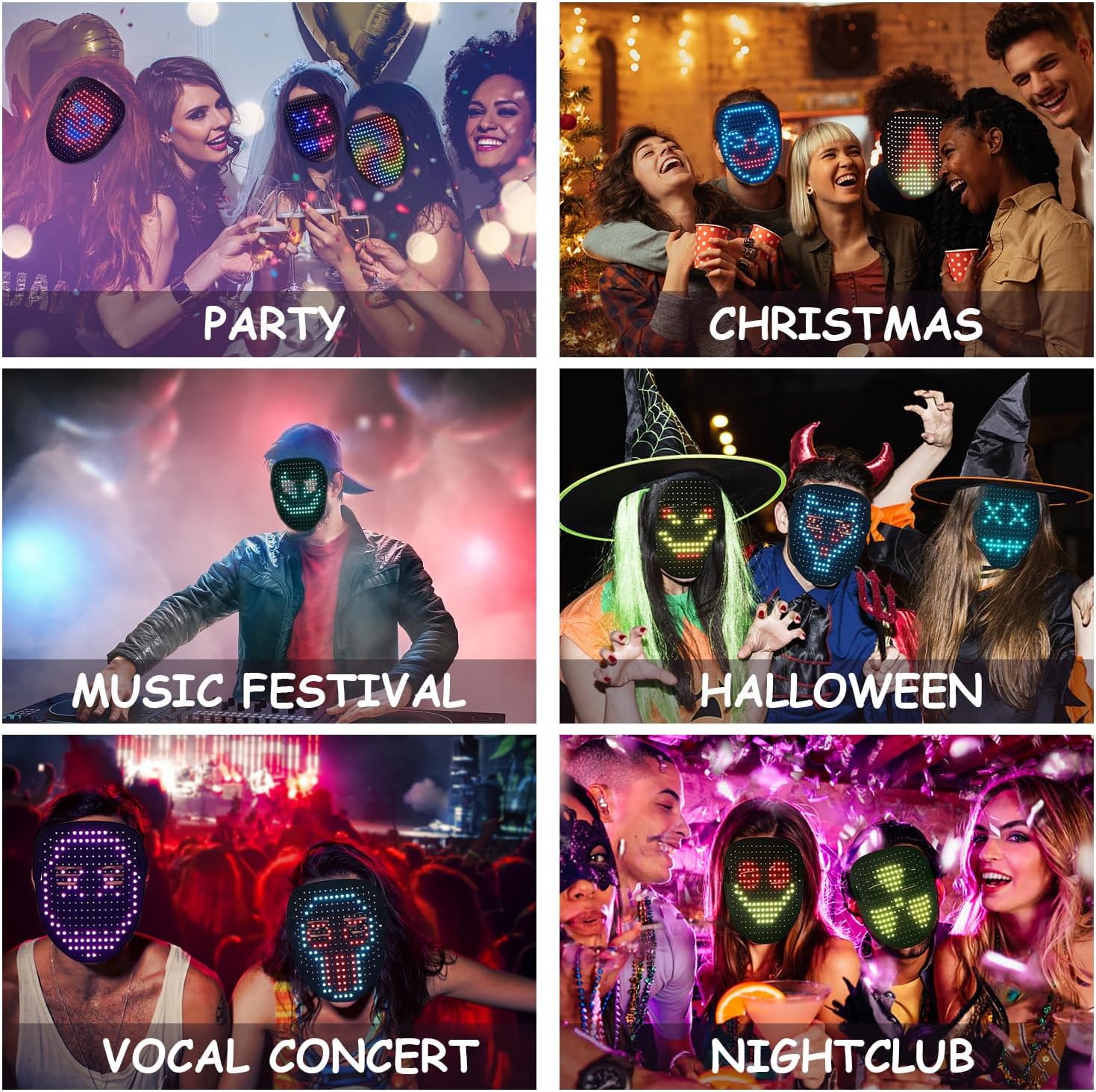 Thumbnail 5 de Depointer Life LED-Maske 25 Modi 🎭